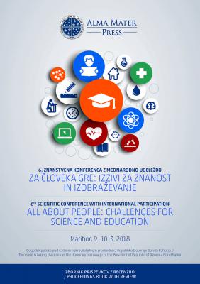 Naslovnica za Zbornik prispevkov z recenzijo