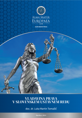 Naslovnica za Vladavina prava v slovenskem ustavnem redu